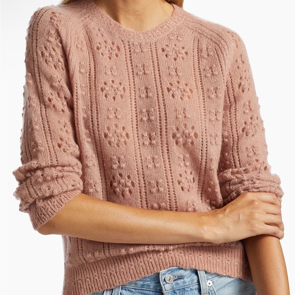 DOEN Women's Cable-Knit Crewneck Sweater - Dusty Rose